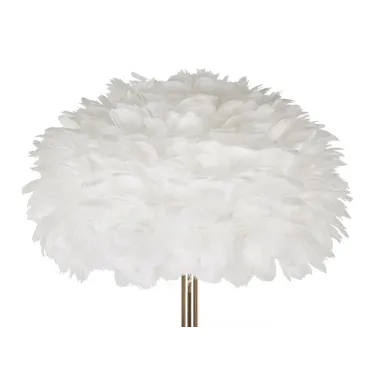 LAMPA PODŁOGOWA FEATHERS SLIM BIAŁA 43X170 cm